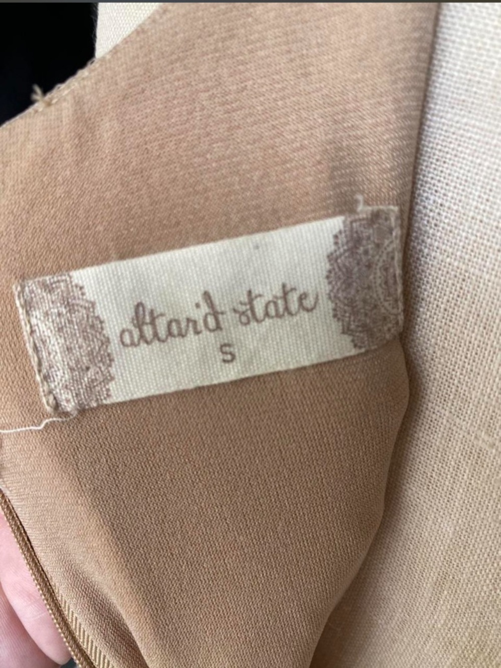 Altar'd State Blush Embroidered V-Neck Maxi Dress - Picture 6 of 6